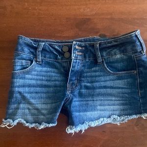 Denim shorts